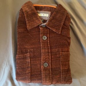 33 Bar Blues - “Buzzy” Red Casual Button Down Shirt